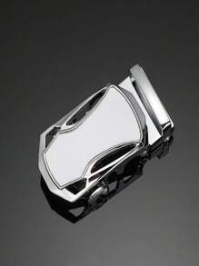 Automatische Gürtelschnalle, weiß, Herbst, Halloween Herbst-Winter Accessoires, geeignet für Teenager, Jugendliche, Herren, Lässig, Outdoor, Sport, Urlaub, Abschlussgeschenke, Geburtstag, Alltagskleidung