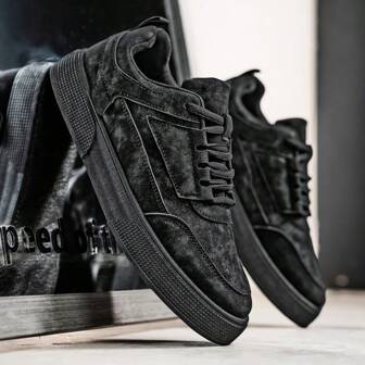 2025 Spring Men's Shoes New Versatile Breathable Mesh Tire Thick Sole Retro Chunky Sneakers, Lace-Up Breathable Comfortable Running Sports Shoes, Fashionable Color Block Korean Style Casual Sneakers For Teenagers