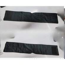 全新可调节大尺寸重力眼罩，柔软冷却遮光眼罩，带重力珠，适合深度睡眠 - 黑色 - 查看 4