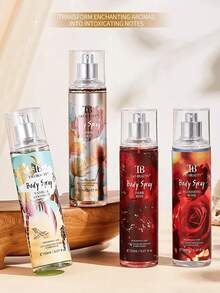 1瓶150毫升清新花果香型喷雾，天然持久，舒缓香气，适用于卧室、衣橱、约会、生日礼物、日常旅行，四季皆宜。