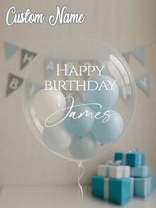 1 بالون شفاف مخصص لعيد الميلاد، بالون فتاة عيد الميلاد، بالون ملصق اسم فينيل مخصص - بالون حفلة، بالون عيد الميلاد، بالون ورق ملون، زفاف، اسم وصف وظيفة وصيفة العروس، بالون اسم مخصص لعيد الميلاد للبالغين، هدية، كرة بوم بوم لحفلة عيد الميلاد الشخصية المحلاة، ديكور المنزل، جو عيد الميلاد في المنزل، تذكار - متعدد الألوان - مشاهدة 2