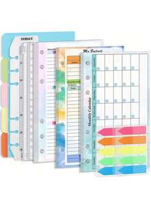 82 Sheets Budget Planner Refill With Binder Pocket, Rulers, And 6-Hole Loose Leaf Paper - Monthly And Weekly Pages Included Back To School