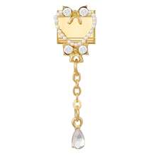 1pc DIY Italian Modular Bracelet With Moon, Heart, Butterfly & Tassel Decor, Suitable As Party Gift For Friends/Couples, Ideal For Christmas, New Year, Halloween, Valentine's Day, Charming Design, Stainless Steel Jewelry, Local , Practical & Fashionable, Christmas & Halloween Essential, Autumn Tone, Christmas Style