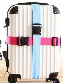 1pc Luggage Strap, Travel Baggage Suitcase Binding Strap, Cross Packing Belt Thickened Tiedown Strap For Travel Storage Bag,Makeup Bag,Cosmetic Bag,Vacation Organizer,Large Capacity Makeup Organizer Makeup Case, For Lipstick, Brush, Skincare, Mobile Phone, Coin, Small Items, For Home,Gift,Vacation And Festival Halloween Christmas Multifunctional Use Bag For School School Accessories School Stuff