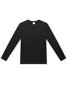 1 件儿童保暖内衣上衣，秋冬保暖舒适，运动款保暖内衣上衣，适合户外活动，温暖透气