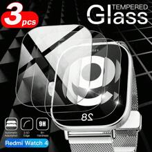 3pcs Tempered Glass Screen Protector, Compatible With Xiaomi Redmi Watch 4, Watch 5 Lite, Watch 5 Active, Transparent Protective Film, Super Durable, Anti-Fingerprint, Bubble-Free, High Definition, Scratch-Resistant, Waterproof, Shockproof, Anti-Drop, Full Coverage - Clear - View 10