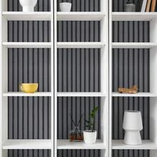 1 Rotolo di carta da parati in vinile stile 3D mattone, pietra e legno, autoadesiva e rimovibile, con allineamento dritto, resistente all'umidità, alle macchie e alla muffa, adatta per ufficio, KTV, caffè, ristorante, decorazione del soggiorno