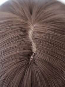 28" Cool Tone Brown Retro Egg Roll Curls Wig With Bangs- Voluminous Long Barrel Waves Synthetic Hair For Party Cosplay Daily Wear& All Skin Tones. - Brown - View 11