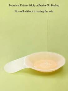 5 Pairs Reusable Silicone Invisible Bra Nipple Covers, 6.5cm, With Leak-Proof Pad And Protector, Strong Adhesive, Reusable Invisible Bra - Multicolor - View 4