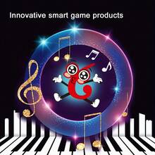 2-In-1 Music Rhythm Master Game Console & Piano, Finger Dancing Speed Push Press Game Machine, Children Toy - Multicolor - View 6