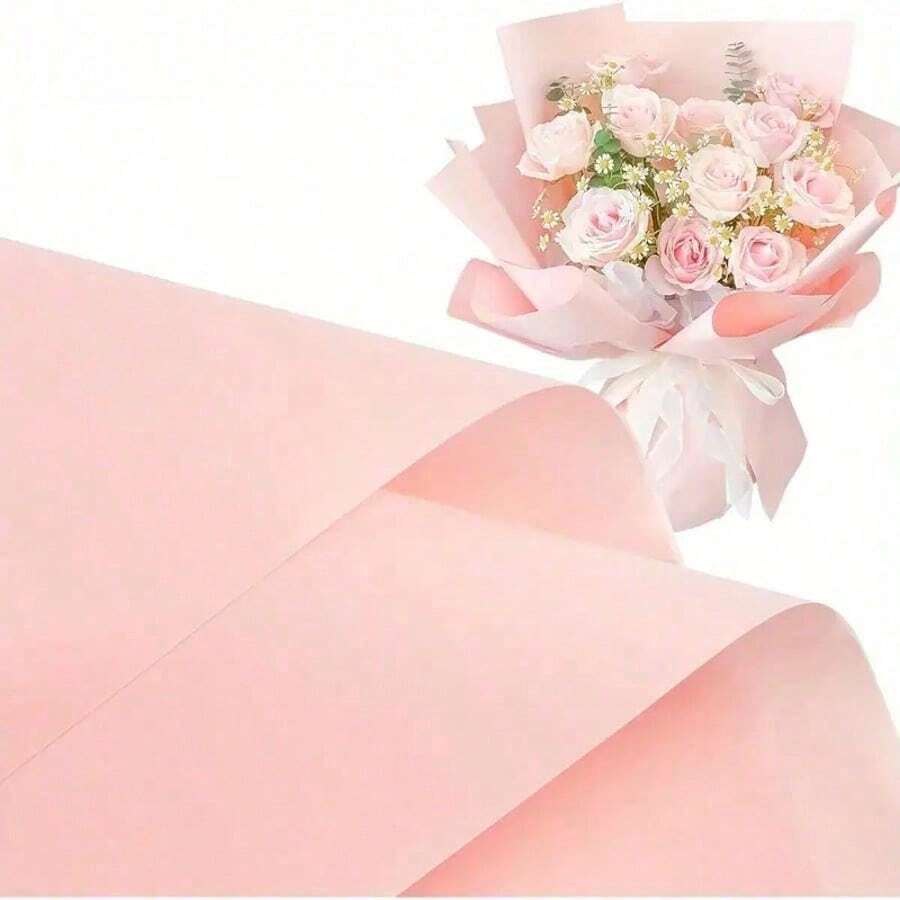 20pcs Waterproof Flower Wrapping Paper - Perfect For Bouquets, DIY Crafts, And Gift Wrapping