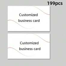 定制办公桌名片，多种尺寸可选，名片套装，含节日贺卡、周年纪念卡 - 彩色 - 查看 12