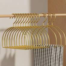 5pcs/10pcs Gold Metal Hangers For Belts, Headbands, Ties, Scarves, Shawls