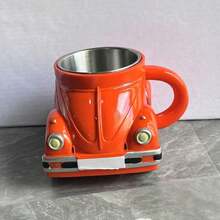 1 Pc Beetle Shaped Coffee Cup, Mug, Personalized Creative Unique Design Water Cup, Very Suitable For Office, Gift, Family, Christmas Perfect Gift - Multicolor - View 12