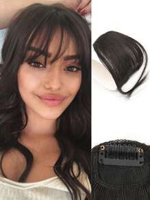 假隐形合成空气刘海发夹接发前刘海发片空气刘海纤维优质发型配件