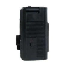 BUYTITI AM/FM Bluetooth Radio With Flashlight And Solar Panel - Black - View 5