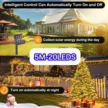 1pc Solar Powered String Lights 20/50/100/200LED, Twinkle 8 Lighting Modes, 22M/12M/7M/5M Outdoor Waterproof Fairy Lights String ,Solar Garlands Courtyard Wedding Christmas Garden Lights,Suitable For Camping, Parties, Halloween Day, Christmas, Holiday ,Weddings, Dances, Birthday ,Yard Stairs, Trees, Houses, Balconies Decoration Halloween Decor Christmas Decoration Thanksgiving Wedding Home Decor Home Decor Fall Decor Autumn Decor Birthday Decorations For Gifts Party Supplies Indoor Outdoor Garden Holiday Festival Decor Wall Decor Halloween Ornaments Christmas Decoration XMAS Decor Christmas Tree Gift Decor Thanksgiving Wedding Home Decor Home Decor Fall Decor Autumn Decor Birthday Decorations For Gifts Party Supplies Indoor Outdoor Garden Holiday Festival Decor Halloween Decor Wall Decor Halloween Ornaments