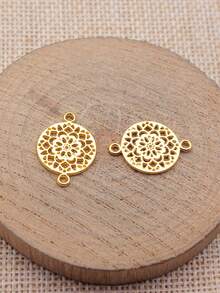 20pcs 14x20mm(0.55x0.79inch) Flower Connector Charms For DIY Necklace, Bracelet, Earring Jewelry Making Valentines - Flower Piece Connector - View 17