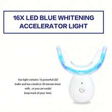 Teeth Whitening Lamp - LED Lamp, Teeth Whitening Accelerator, Household Teeth Whitening Lamp - White - View 9