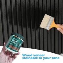 5-Pack Sample Acoustic Wood Panels For Wall, Soundproof Wood Slat Panel For Wall And Ceiling - 5 Colors, 6" X 4.7"