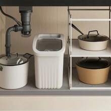 Under Sink Mat - Waterproof Kitchen Cabinet Tray - Flexible Silicone Under Sink Liner With Drain Hole - Kitchen Bathroom Cabinet Mat And Drip Protector