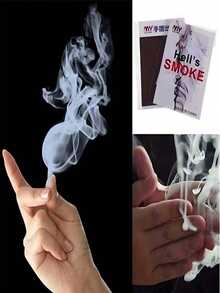10/20pcs Magic Trick Finger Smoke Effect Props (Please Refer To Instructions), Novelty April Fool's Day Magic Toys, Magic Supplies For Stage, Home, Fantasy Performances, Bring Joy, Paper Material, Novelty Party Favors And Small Gifts, Christmas, Halloween Performance Props, Ramadan Home Show (Random Packaging) - Multicolor - View 2