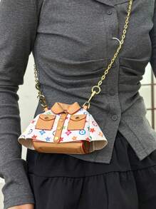 2025年新款独特设计女士单肩包，迷你斜挎口红包