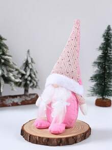 1pc Short Leg Faceless Gnome Christmas Ornaments(White/Pink/Grey),Christmas Home Room Dining Table Decoration,Christmas Tree Decoration Pendant,Home Decoration, Festive Party Decoration,Merry Christmas,Xmas Gift,Holiday Party Favors,Christmas Decoration,Christmas Party Supplies,Xmas Decor, New Year 2026 Gift