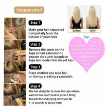 20 piezas Extensiones de cabello con cinta para mujeres, extensiones de cabello sintético Kanekalon de 24 pulgadas, disponibles en dos estilos: cabello ondulado y cabello liso, con tratamiento de rizado previo, elegantes extensiones de cabello ondulado y rizado con cinta, no se destiñen, sin costuras e invisibles para todo tipo de cabello 20 piezas/paquete 70g