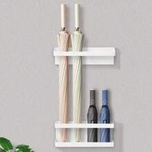 Magnetic Umbrella Stand For Home, Suitable For Entrance, Long Handle Umbrella Storage, Wall-Mounted, Anti-Theft Behind The Door, Magnetic Umbrella Rack, Storage Rack