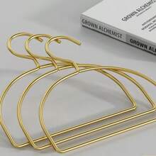 5pcs/10pcs Gold Metal Hangers For Belts, Headbands, Ties, Scarves, Shawls