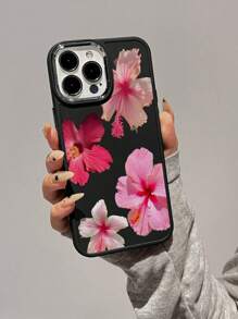 1 件复古花卉图案柔软硅胶手机壳，防刮，适用于苹果等手机，防水防震防摔