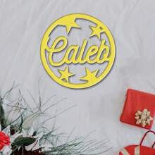 1pc Customized Acrylic Name Plate, Personalized Name, Customized Plaque, Unique Restaurant Wall Decor, Plate Decoration, Suitable For Bedroom, Cake Decor, Children's Day, Christmas, Halloween, Back To School, Birthday, Party Gifts, Customized Gifts