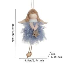 Christmas Decoration Angel Girl Figurine Ornament, Christmas Tree Decor Hanging Pendant, Creative Gift For Girls Home Decor Christmas Decorations Room Decor Winter Christmas Decorations Home Christmas Gifts Christmas Decor