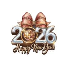 1/2/3 piezas Pegatinas vibrantes de Feliz Año Nuevo para fiestas - Parches de transferencia térmica, pegatinas de aplicación térmica personalizables DIY para camisetas, camisas, almohadas, sudaderas, vaqueros, mochilas y bolsas de lona