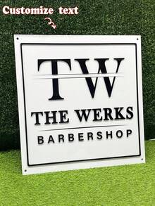 Individuelle schwarze rechteckige Acryl Geschäftslogo Schilder, einzigartiges Wand- und Türschild für das Büro, Acryl 3D Buchstaben Schilder für Ihre Marke, rechteckiges Schild, Acryl Logo Schild, satiniertes Acryl Schild, individuelle Geschäftsschilder, personalisiertes Schild, individuelle Schilder, gewerbliches Firmenschild, Weihnachtsdekorationen, Weihnachten, Häuser dekorieren, Heimdekoration