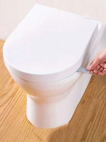 马桶座圈提手，防止与马桶座圈直接接触，使用提手提起马桶盖，避免与马桶座圈直接接触，自粘式马桶盖提手，适用于办公室、家庭、酒店等场合。 - 彩色 - 查看 5