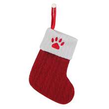 1pc Classic Christmas Stocking - Red And White Knitted Embroidered Alphabet Letter, Modern Style Holiday Polyester Candy Cane Decor, Festive Xmas Tree Hanging Ornament, Soft, Durable, Easy To Hang, Perfect For Holiday Season, Home Fireplace, New Year, Indoor And Outdoor Decor, Gift Bag, Christmas Decor Home Decor Christmas Decorations Room Decor