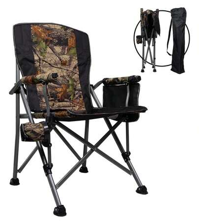 SILLA DE CAMPING PLEGABLE aluminio resistente peso 100kg asiento tejido transpirable outdoor picnic