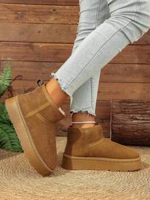 Zimowe, ocieplane buty Northern Mother w dużych rozmiarach, zagęszczone śniegiem, 2025, damskie, antypoślizgowe, krótkie buty, ultralekkie śniegowce