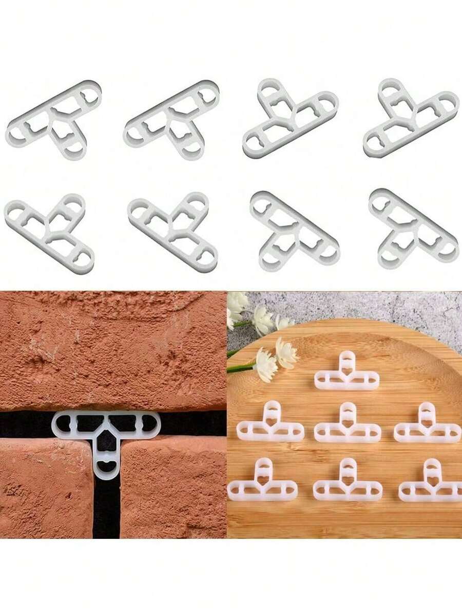 100Pcs Tile Spacers 10mm Tile Spacers Slab Spacers Patio Spacers Brick Spacers - 10mm - View 1