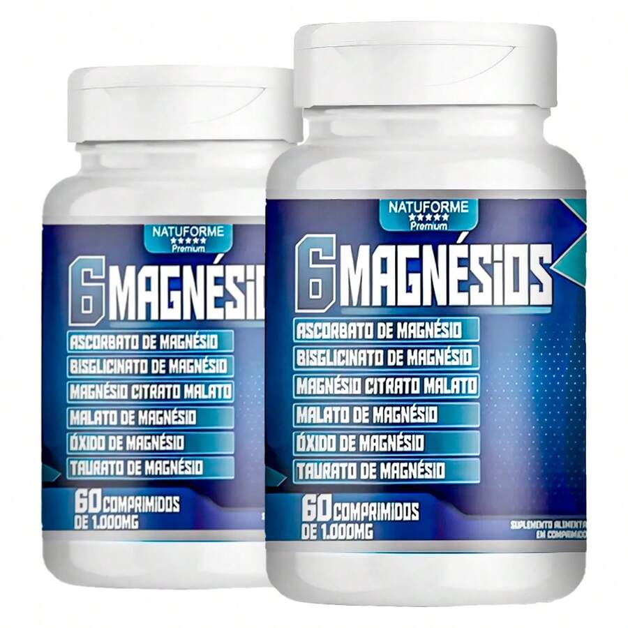 2x 6 Magnesiums - 60 Tablets - Natuforme - 中性的 - 查看 1
