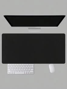 1 件 60 厘米/90 厘米电脑、笔记本电脑鼠标垫、耐热防水键盘垫、简约学生/办公桌面垫，用于保护桌面、书写、游戏配件、学校/办公用品、PU 皮革材质