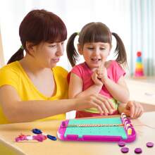 Complete DIY Craft Kit For Bracelets And Necklaces - Vibrant Handmade Jewelry Making Set With Pink/Green/Yellow Cords, Beads, Charms And Tools - Great For Teens' Creative Projects, Birthdays, Christmas And All Season Gifts, Jewelry Making Beads