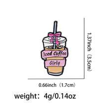 咖啡色珐琅别针 翻领别针 背包上的徽章 女士胸针 衣服礼物 珠宝 时尚配饰 - NR12278 - 查看 9