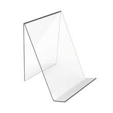 1pc Acrylic Bookshelf, Transparent Book Stand, Book Holder, Minimalist Creative Student Book Display Rack - Multicolor - View 7