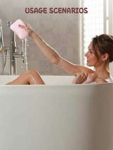 1PC Soap Saver Pouch Bar Soap Bags, Double-Sided Bath Foaming Bag,2 In 1 Bathroom Soap Sponge Bath Sponge,Portable Reusable Fun Soap Face Wash Sponge,Double-Sided Bath Foaming Bag,Exfoliating Soap Net,Facial Body,Easy Showering,Gentle Exfoliating,For Women Men Home Bathroom Decor Fall Decor,Back To School, 1PC - Multicolor - View 4