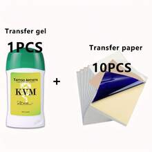 KVM NAOM-Transfer Paste Set, Tattoo Transfer Paste, 4 Layers A4 Size Tattoo Stencil Transfer Paper, The Paste Is Silky Smooth And Easy To Push, The Colour Development Is Delicate And Does Not Smudge, The Transfer Paper Is Precisely Shaped And Not Fuzzy, Simple And Efficient, Tattoo Patterns Are Clearly Presented, Tattoo Transfer Tool, Tattoo Accessory, Tattoo Artist Must Have! - Multicolor - View 15