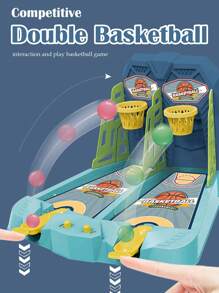 NEUSNEY 2-Player Tabletop Basketball Game, Mini Finger Flick Shooting Toy, Interactive Parent-Child Puzzle Game, Gift For Boys & Girls, Random Accessories Included - Multicolor - View 6