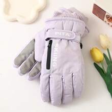 1pair Women's Winter Warm Gloves With A Touchscreen Design, Providing All - Season Warmth Retention , Suitable For Driving, Skiing, Mountaineering, And Daily Outings. Suitable For Party, Driving, Running, Using Phone Game And Daily Activities Halloween
